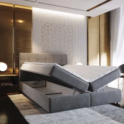 Stel zelf je boxspring met opbergruimte naar wens samen!