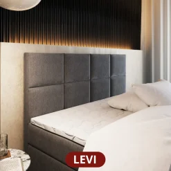 Stel zelf je boxspring met opbergruimte naar wens samen!