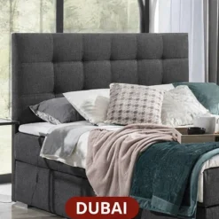 Stel zelf je opberg boxspring met lade naar wens samen !