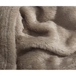 Teddy - plaid Diep Taupe (150 x 200)