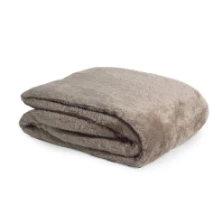 Teddy - plaid Diep Taupe (150 x 200)