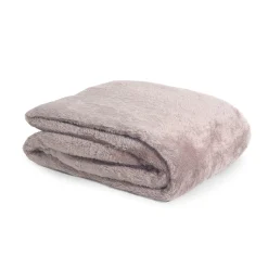 Teddy - plaid Poeder Roze (150 x 200)