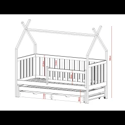 Tipibed Taco - Leverbaar in 8 kleuren!