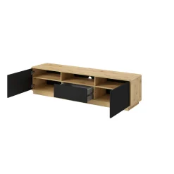 TV-meubel Asmund - 2-deurs incl. lade - Wotan Eiken