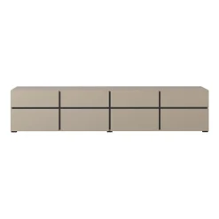 TV-meubel Crotone - 4-kleps incl. 4 lades - Taupe