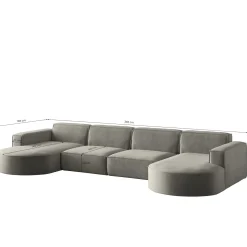 U-Bank Panama XL – Universeel – Ruime keuze in stof en kleur