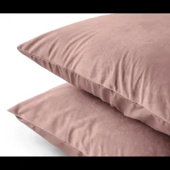 Velvet 2 in 1 kussenslopen Oud Roze 60 x 70