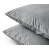 Velvet Kussensloop Fluweel Grijs (2 in 1)