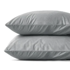 Velvet Kussensloop Fluweel Grijs (2 in 1)