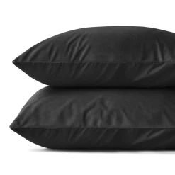 Velvet Kussensloop Fluweel Zwart (2 in 1)