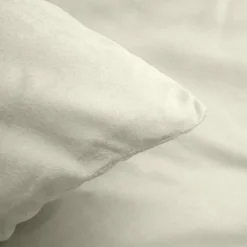 Velvet Uni Dekbedovertrek Creme