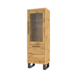 Vitrinekast Halmstad - 2-deurs - Wotan Eiken