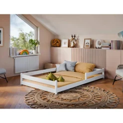 Vloerbed Fin - Leverbaar in 10 kleuren!