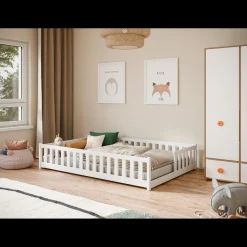 Vloerbed Lex - Wit - Direct Leverbaar!