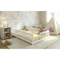 Vloerbed Lex - Wit - Direct Leverbaar!