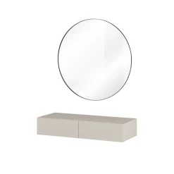 Wandkaptafel Jura - Taupe